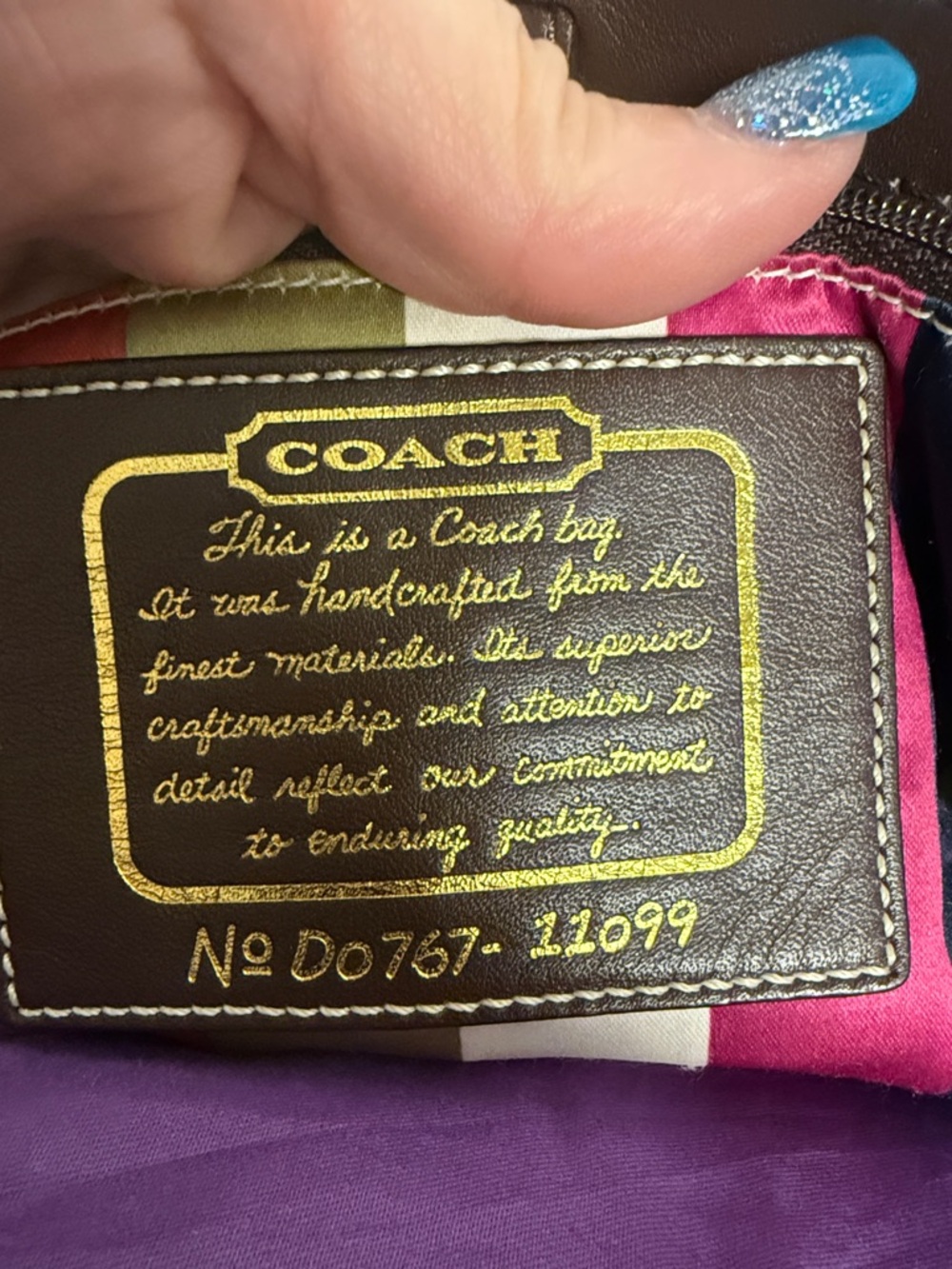 Coach Legacy Stripe Tote 11099 - Picture 5 of 15